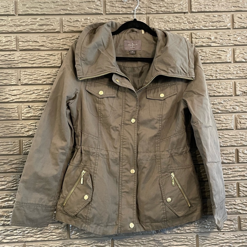 Coat from Cole Han in Army Green